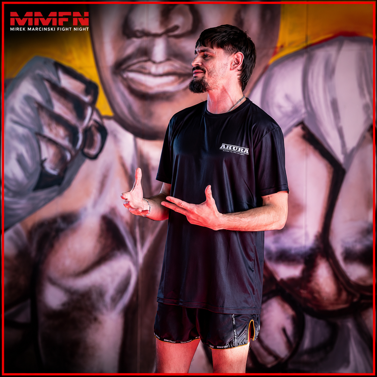 Damien Alamos teaching Muay Thai techniques during a seminar at 8 Limbs Muay Thai.