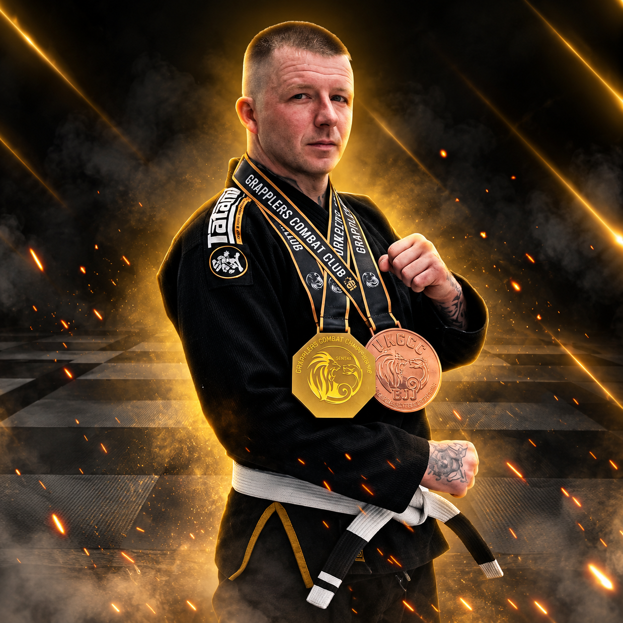 Patryk Hardcore Tattoo – Gold and Bronze at UKGCC